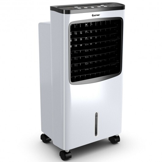 3-in-1 Portable Evaporative Air Conditioner Cooler with Remote Control - Color: White - Image 3