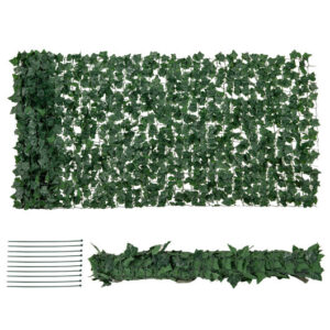 120 x 40  Inch Artificial Ivy Privacy Fence - Color: Green