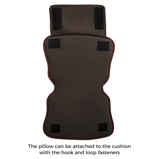 Massage? Chair Headrest Pillow -Therapy? 03? Parts-Brown - Color: Brown - Image 3