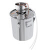 10 Gal 40 L Water Alcohol Distiller with 2 Stainless Steel Pots-10 Gal - Color: Silver - Size: 10 Gal
