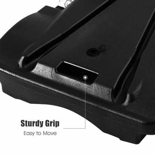 Adjustable Basketball Hoop System Stand with Wheels - Color: Black - Image 5