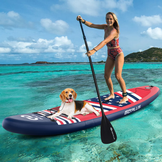 Inflatable Paddle Board with Removable Fin and Backpack-B - Image 2