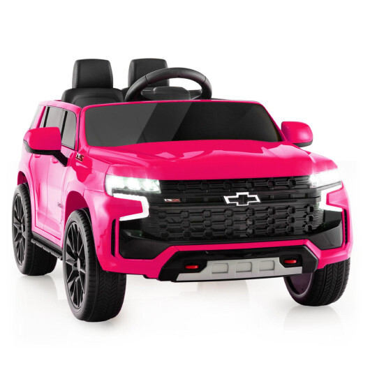 12V Kids Ride on Car with 2.4G Remote Control-Pink - Color: Pink